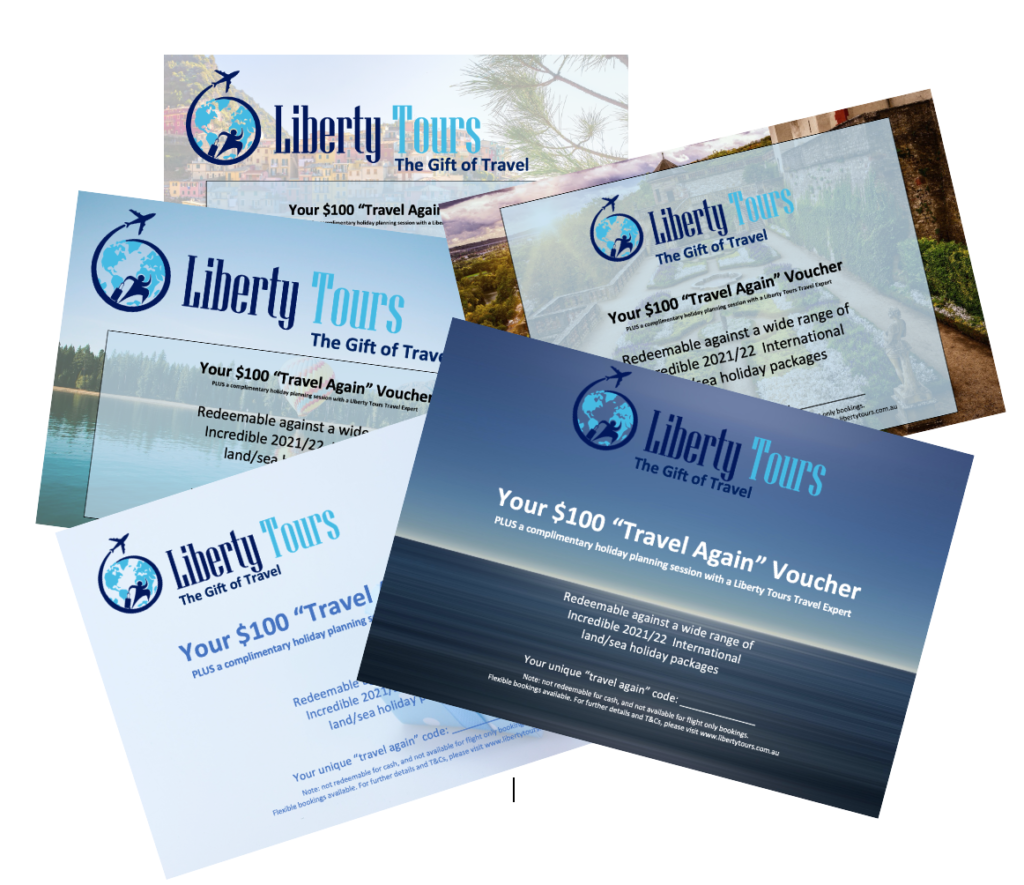 Travel dreams - Travel Again vouchers